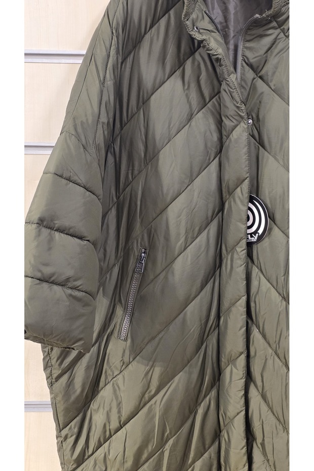 معطف مبطن موديل قصة فضفاضة - 3