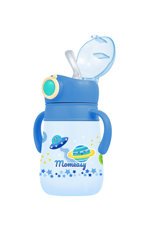 420ml Stainless Steel Insulated Straw Cup 6M+