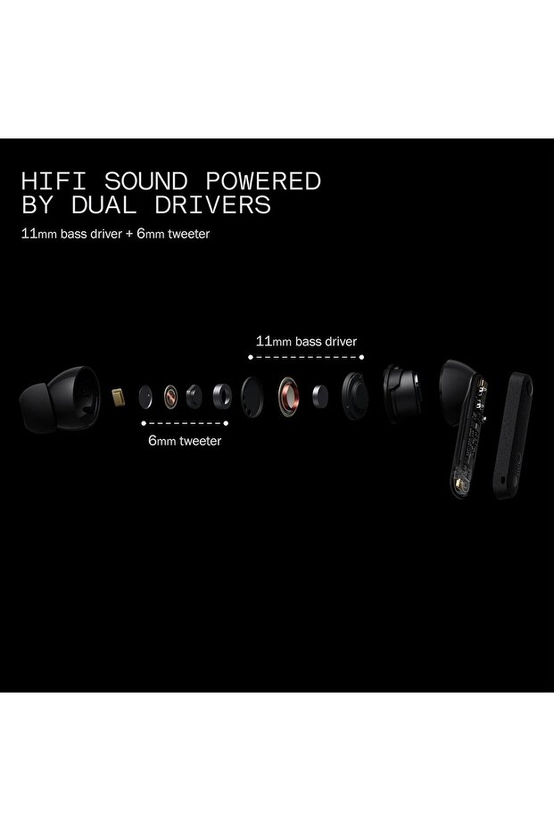 CMF Buds Pro 2 Wireless Earbuds with Smart Dial, 50dB Hybrid ANC, LDAC - Blue - 6