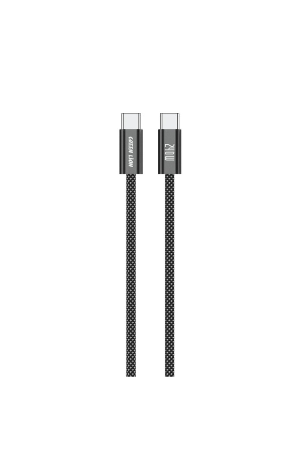 USB-C to USB-C Braided Cable, 240W Ultra-Fast Charging, 1m, 480Mbps - Black