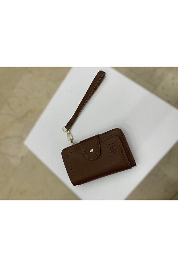 Women's Portfolio Wallet with Wrist Strap 10X15Cm