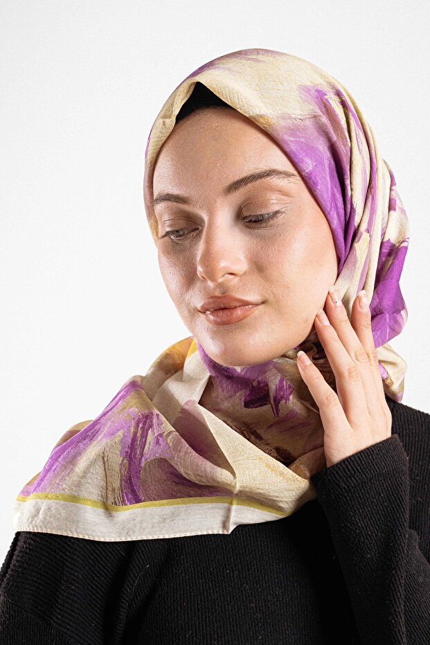 SPRİNG EŞARP DESEN-1 - 3