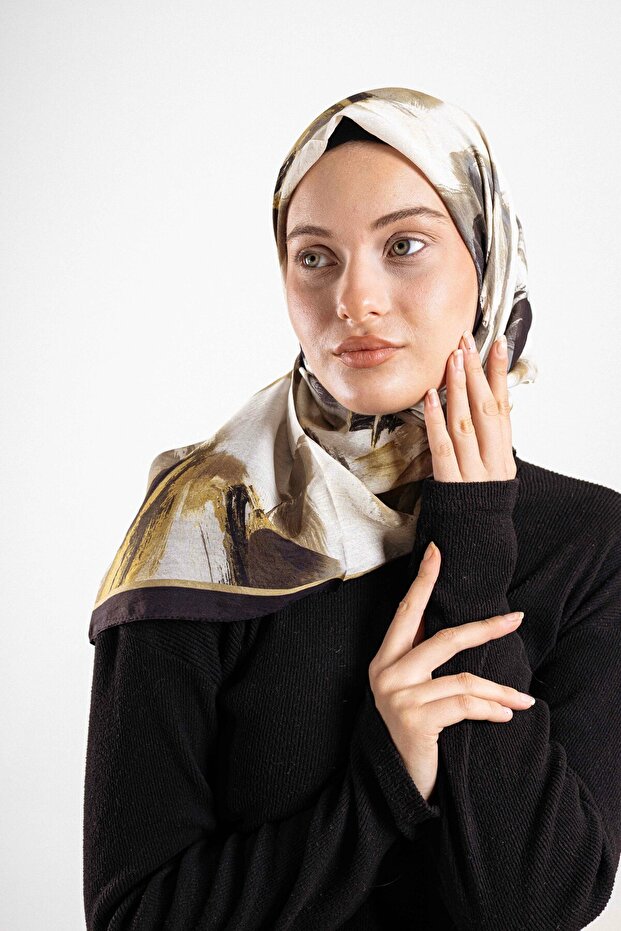 SPRİNG EŞARP DESEN-1 - 3