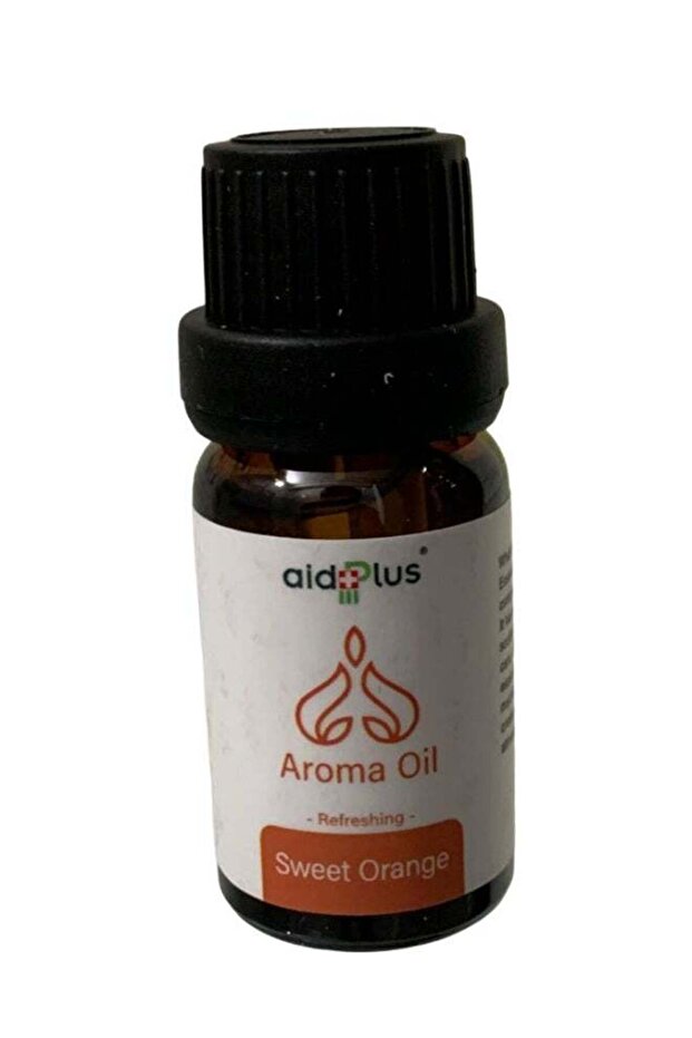 Sweet Orange Aroma Oil 10 Ml - 100% Pure & Natural Essential Oil For Uplifting Mood,