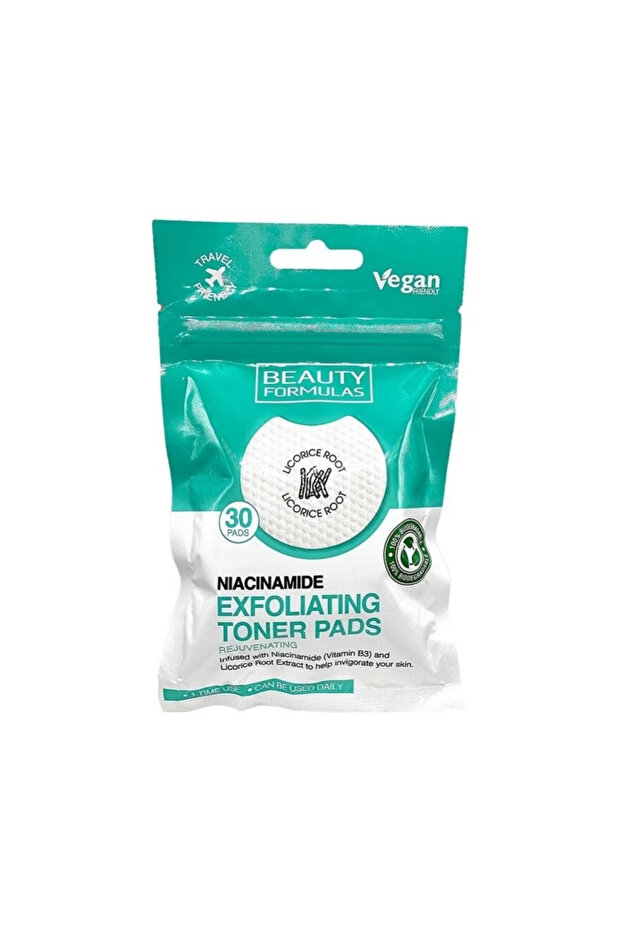 Beauty Formula Niacinamide Exfoliating Toner Pads 30'S