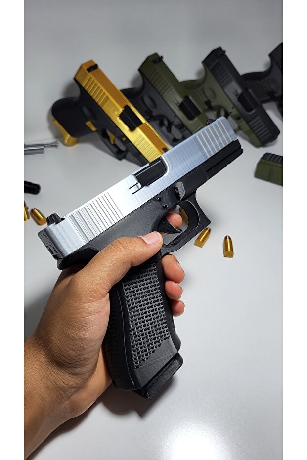 Glock 17 Oyuncak Maket 3D Baskı - 6