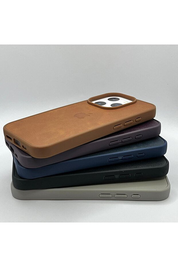 İPHONE 15 PRO DERİ MAGSAFE KILIF - 5