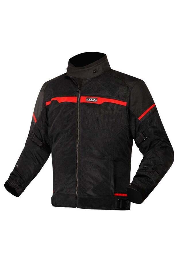 Riva Summer Protective Mesh Motorcycle Jacket Black Red