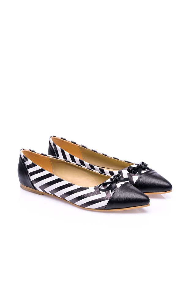 Printed Colorful Women's Ballerinas