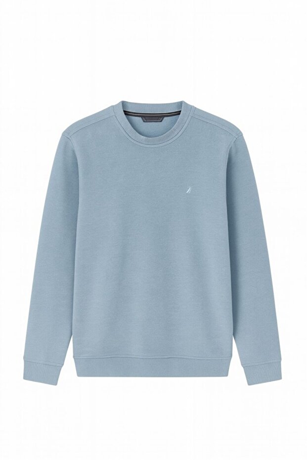 Men's Crew Neck Sweatshirt Soft Textured Sweatshirt