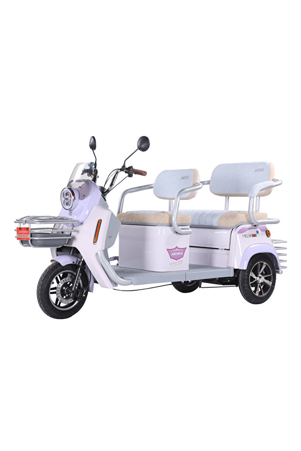 FELİX NEW ELEKTRİKLİ 3 TEKERLEKLİ MOPED GENİŞ KOLTUK - 1