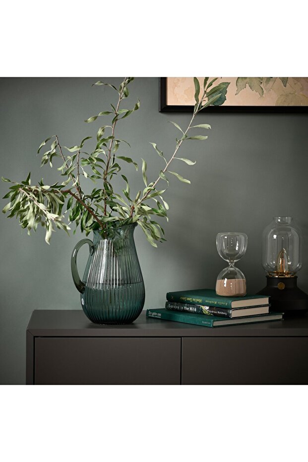 Jug, Patterned/Dark Grey-Green, 2 l - 6