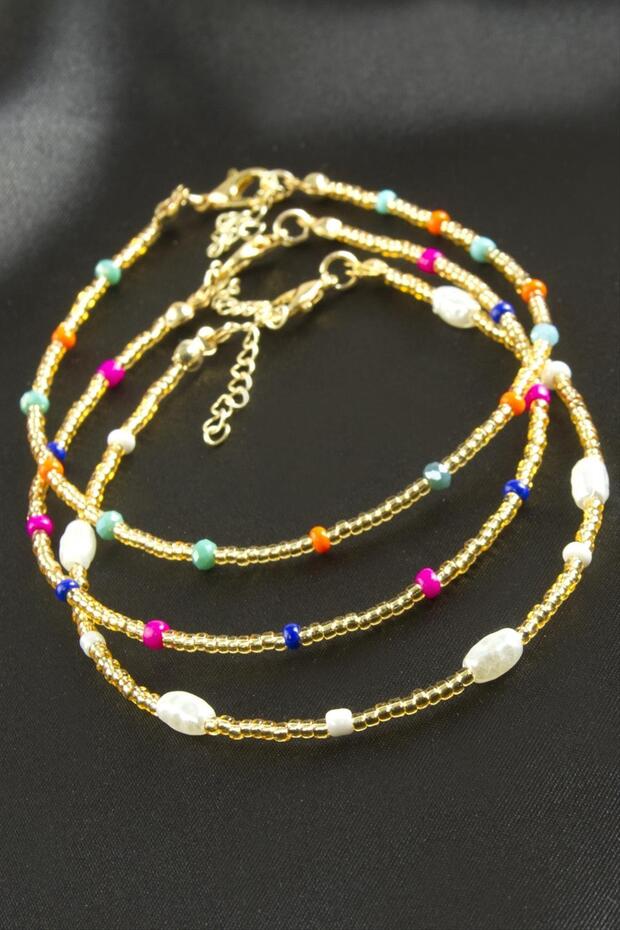 Mixed Miyoki Sand Bead Bracelet
