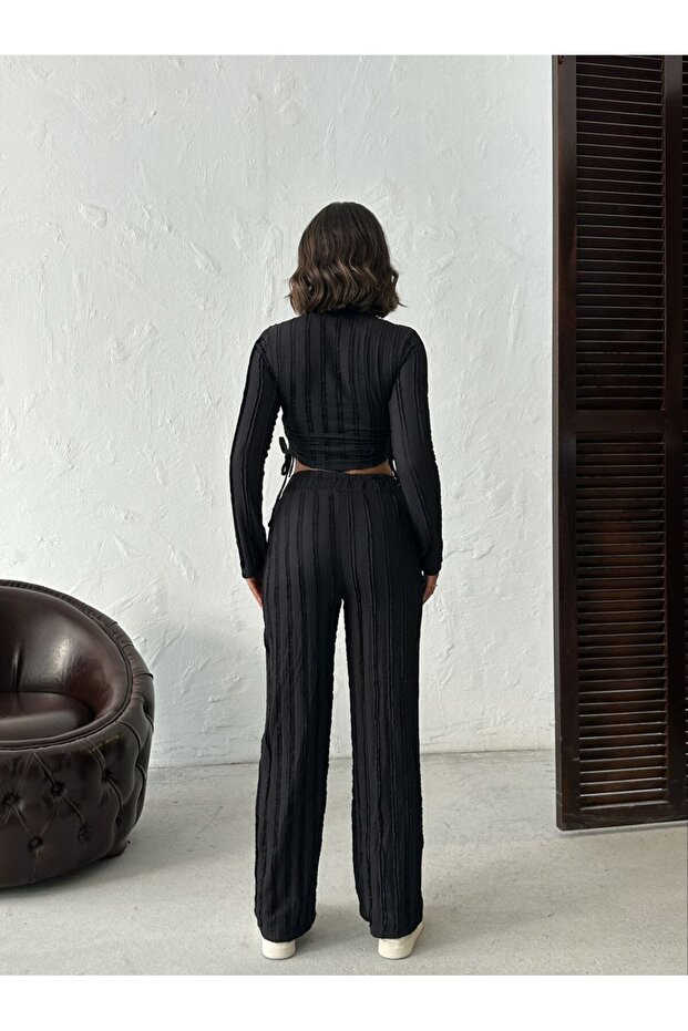 طقم مزدوج بشرابة - 3