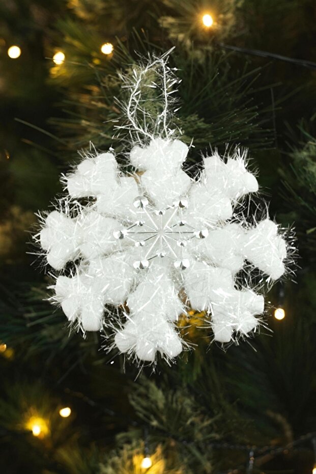 Snowflake Christmas Tree Ornament 15 cm