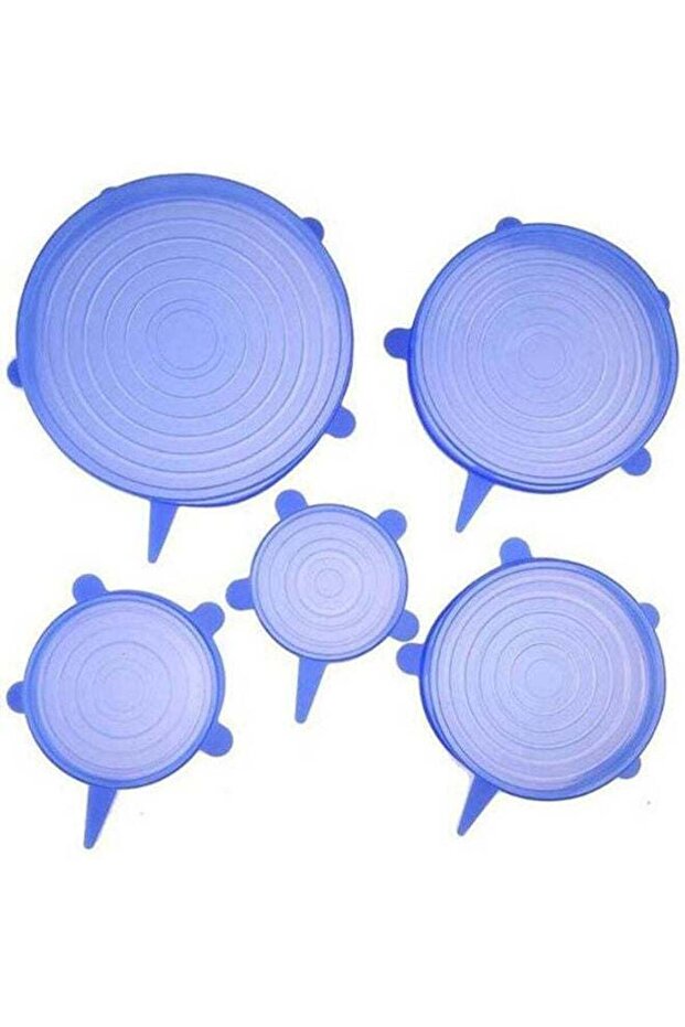 Set Of 6 Silicone Stretch Lids12 Pack Of Various Sizes To Fit Various Size And Shape Of Containersr - 1