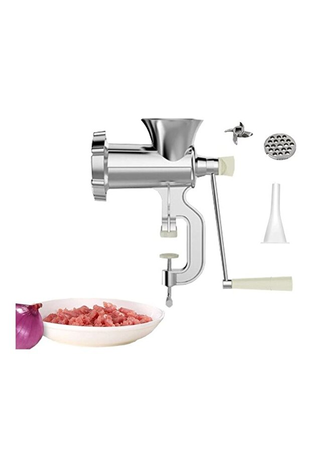 XiuWoo Electric Household Small Meat Grinder Silver