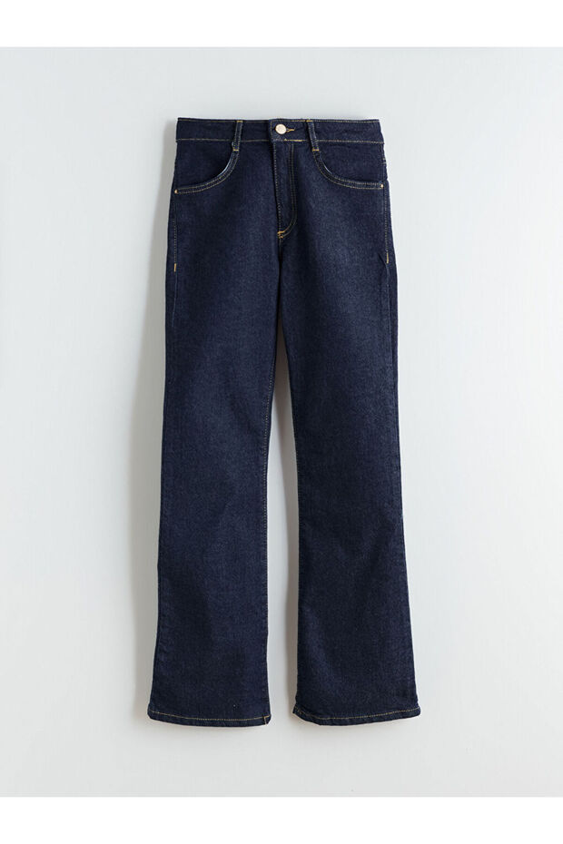 Flared Leg Girl's Jean Trousers