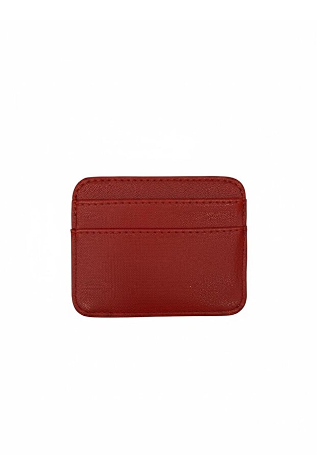 Croco Pattern Shiny Faux Leather Double-Sided Women's Card Holder (Shipped in Box)