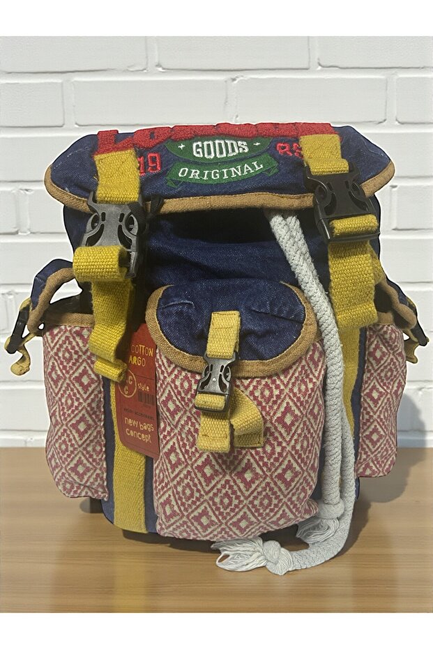 High Quality Single Compartment Vintage Design Unisex Backpack Daily School Trip Camping Trekking Bag Kc Octopus Bag