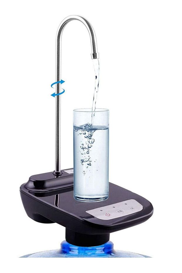 Drinking Water Dispenser Pump, Low Noise USB Charging Automatic Water Pump for Universal 2-5 Gallon