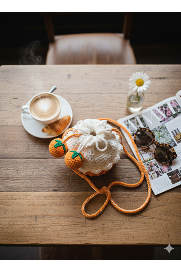 El Örmesi Portakal Çanta - 3