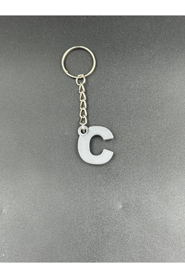 Letter C Keychain - Letter Keychain