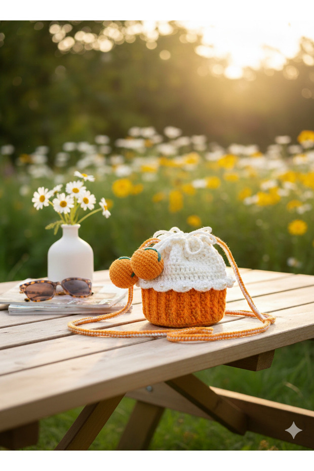 El Örmesi Portakal Çanta - 5