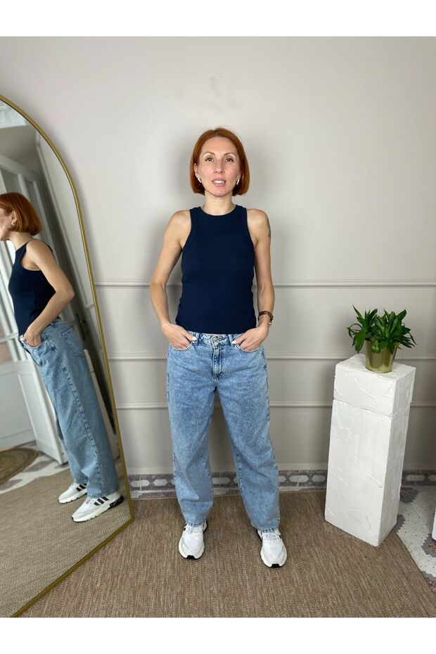 Halter Neck Ribbed Crop Undershirt - 4