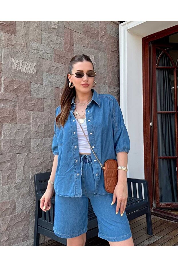 Gömlekli Şortlu Takım - 2