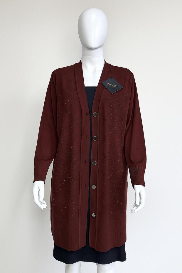 Buttoned Front Cardigan - 1