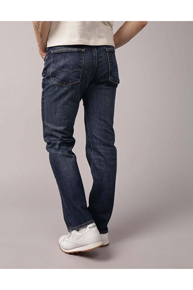 بنطال جينز مستقيم مريح من AE EasyFlex - 2