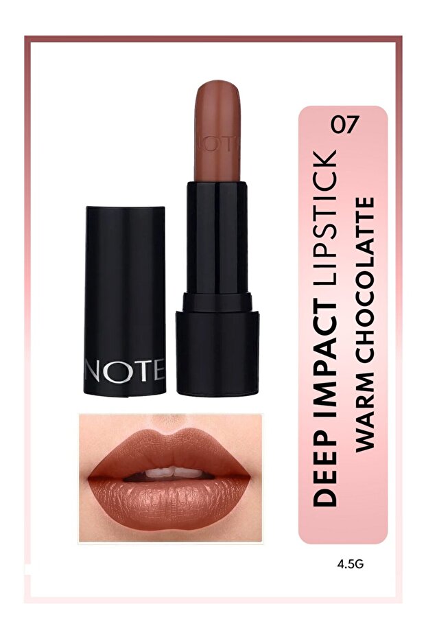 Note Deep Impact Lipstick-Yarı Parlak Ruj - 1