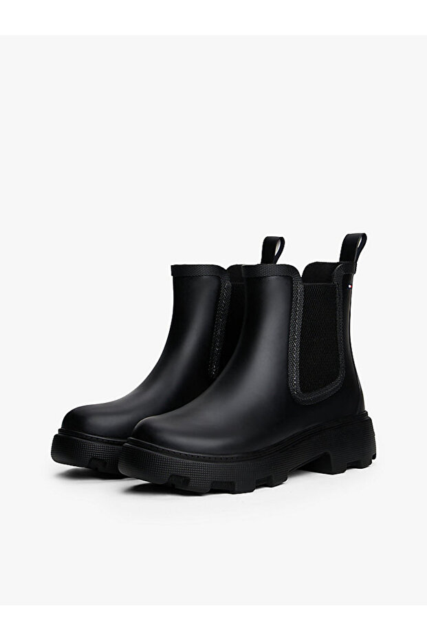 Kadın Siyah Yağmur Botu - 3