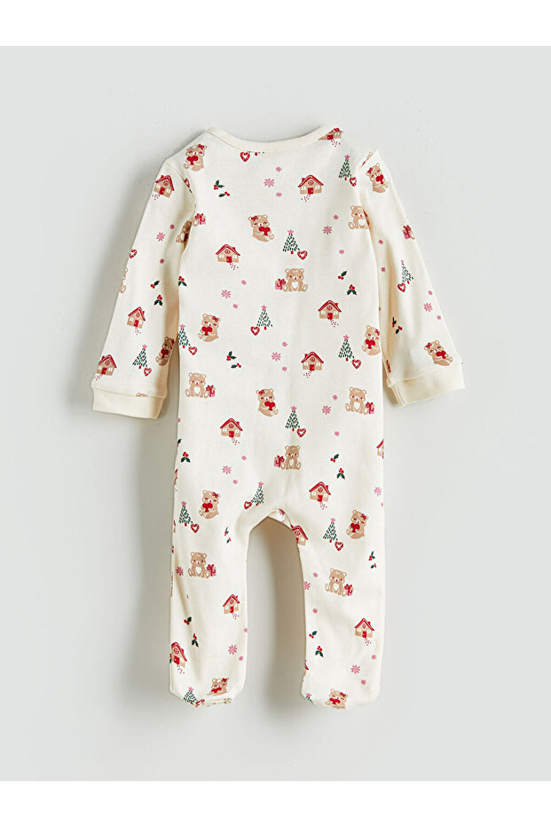 Yılbaşı Temalı Kız Bebek Tulum - 2