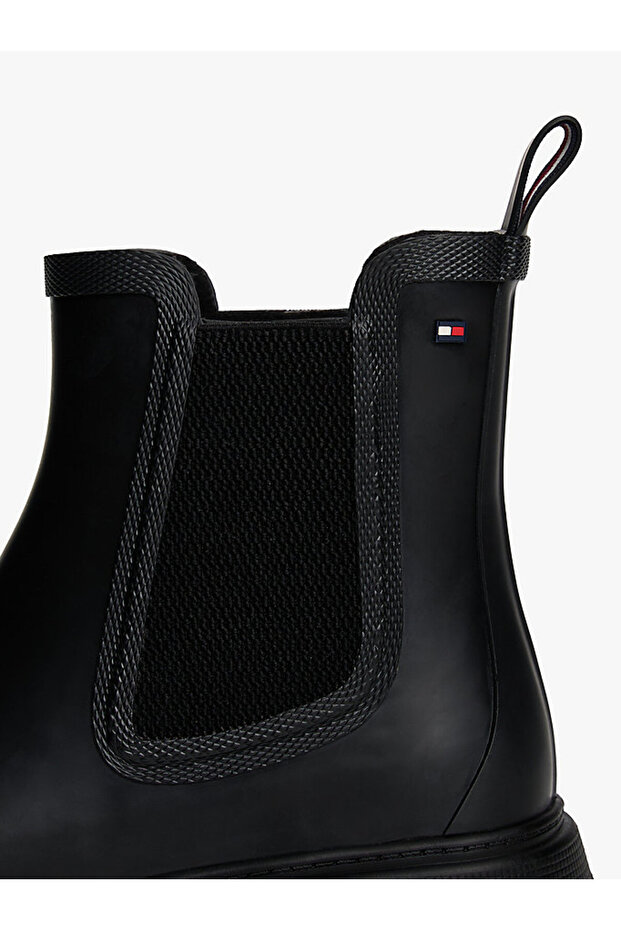 Kadın Siyah Yağmur Botu - 7