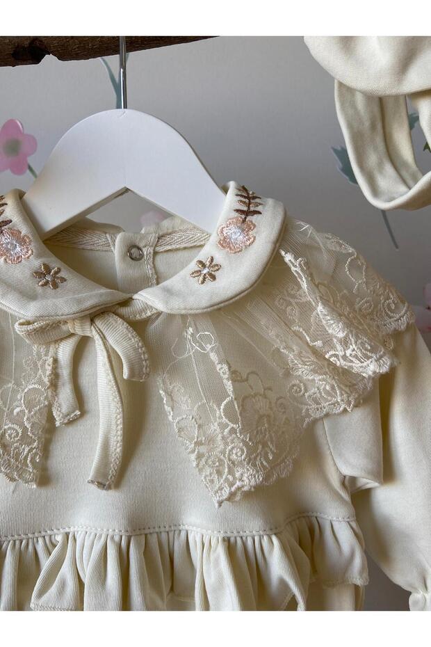 Kız Bebek Üçlü Romper - 3