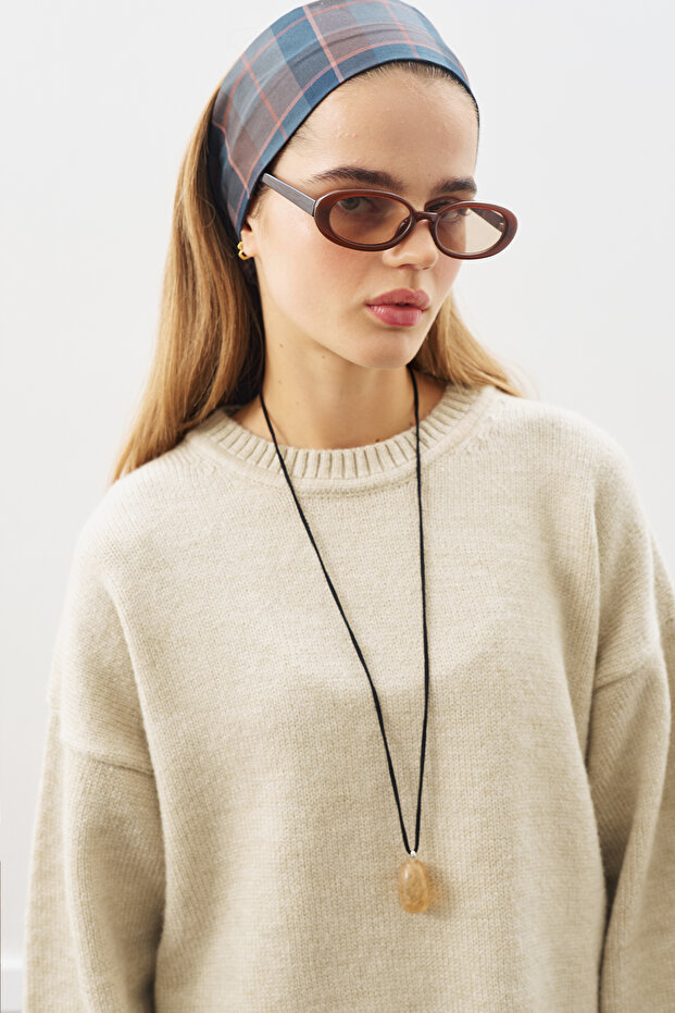 CHUNKY OVERSIZE KAZAK BEJ - 2