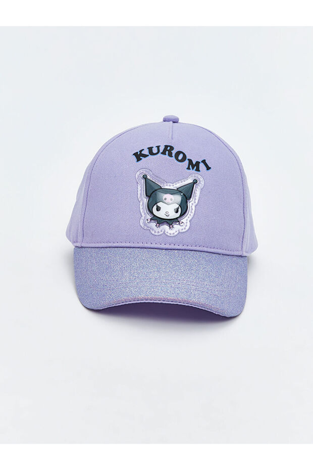 Lilac Kuromi Printed Girl's Cap Hat