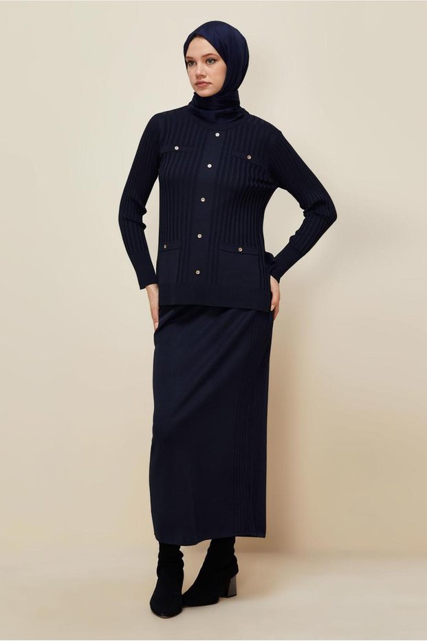 Tricot Suit with Skirt 45870