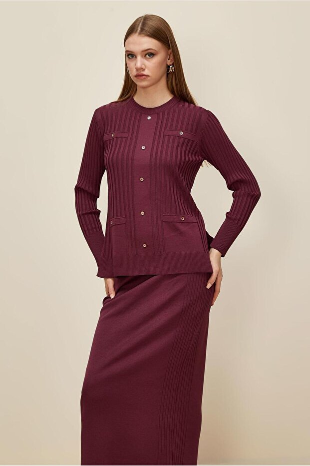 Tricot Suit with Skirt 45870