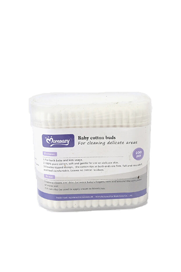 200pcs Plastic Cotton Buds For Cleaning Delicate Areas