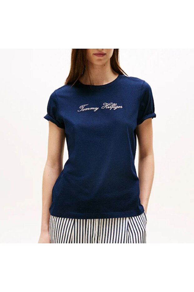 Tricou LUREX SCRIPT REG C-NK SS TEE - 1