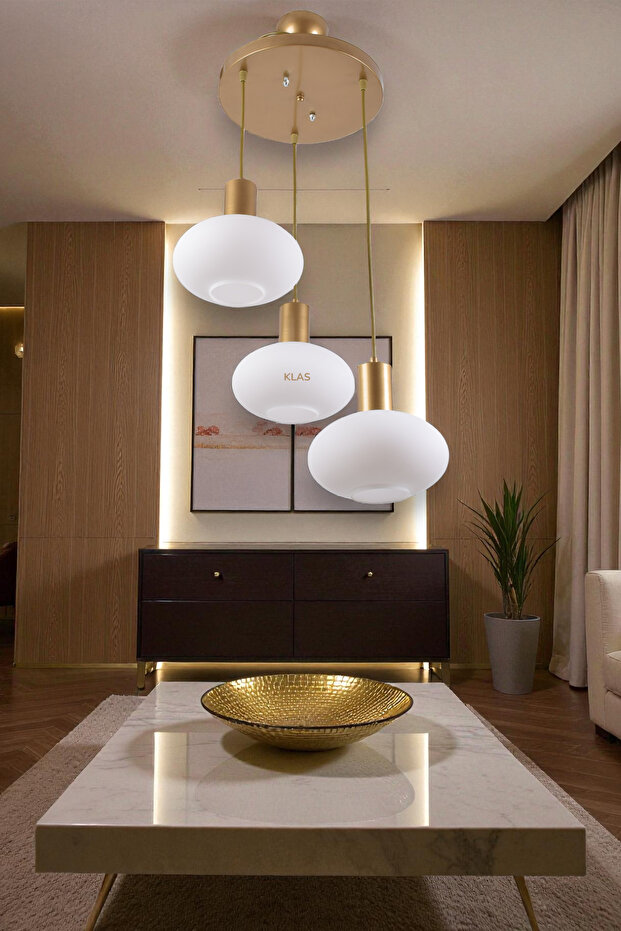 UFO SARKİT CAMLI AVİZE - 3