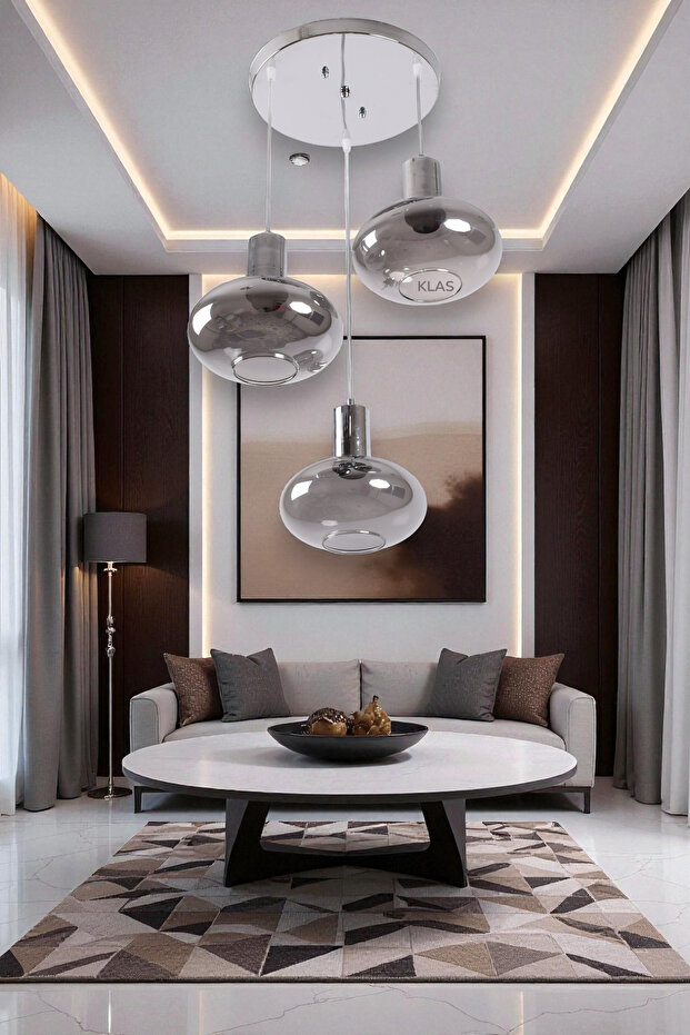 UFO SARKİT CAMLI AVİZE - 4