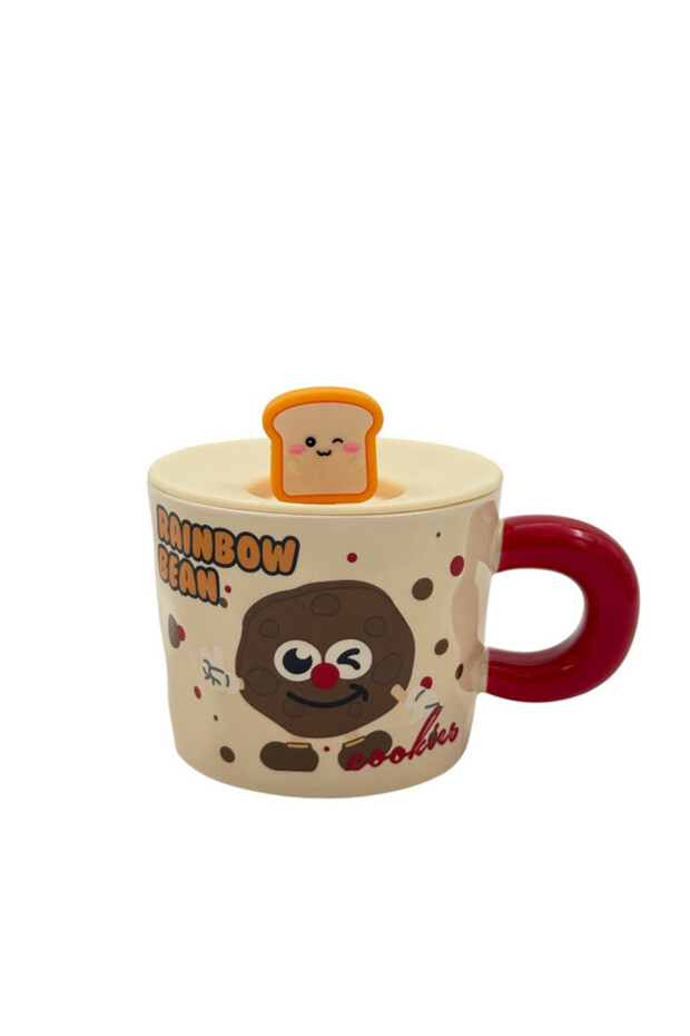 Ceramic Mug with Lid - 1