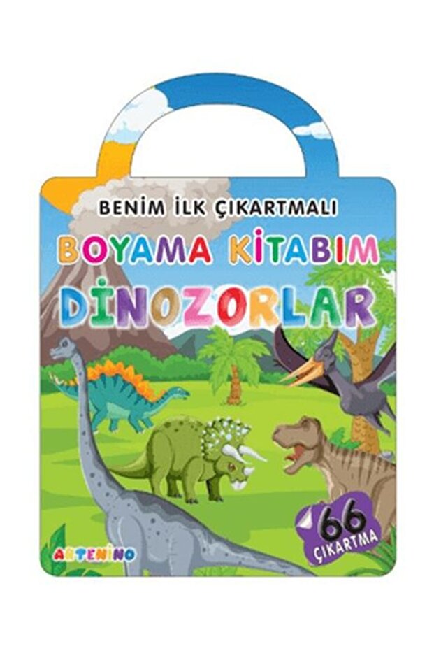 كتاب تلوين مع حقيبة - الديناصورات