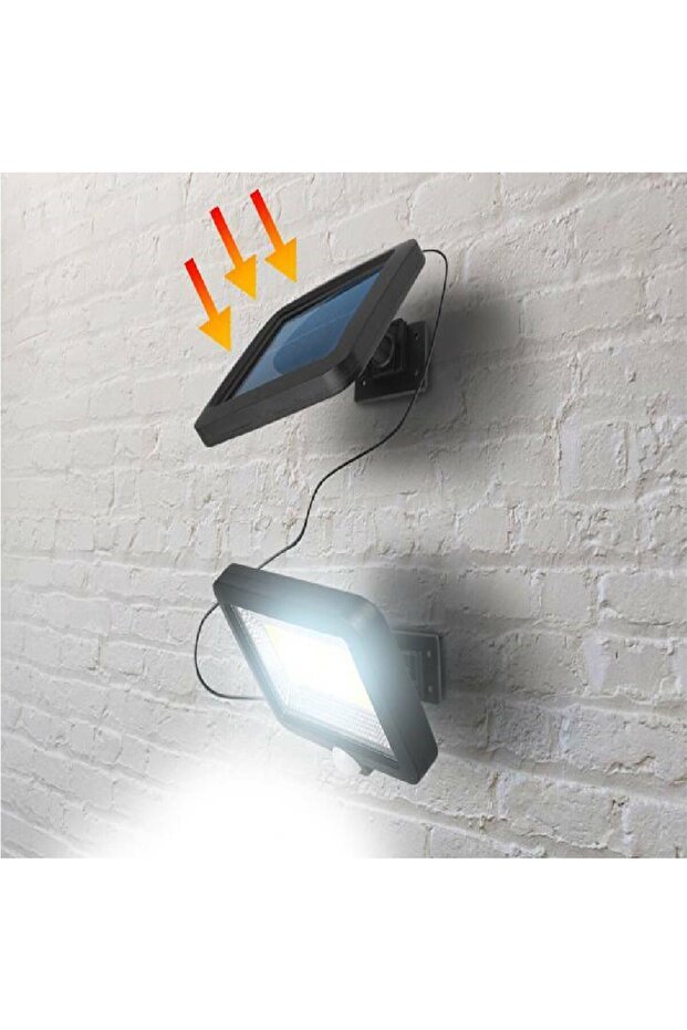 Solar LED Lamp 120 COB, Flippy, 6 Grids, Light and Motion Sensor, Cable Length 4.8m, White Light - 2