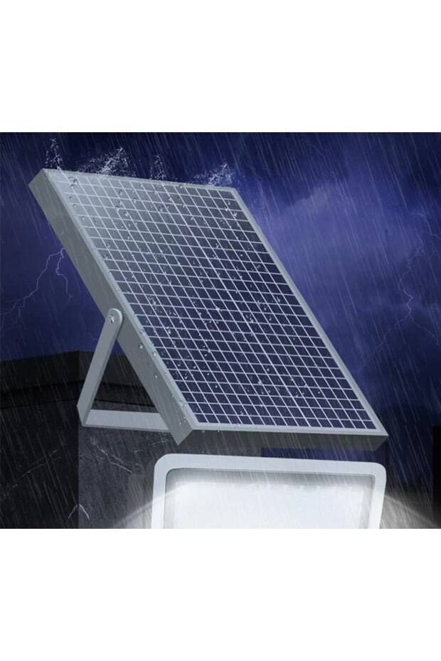 Set of 2 Solar LED Floodlights 200W, 322*2 LED, Motion Sensor, IP67, 30x24 cm, Black - 6