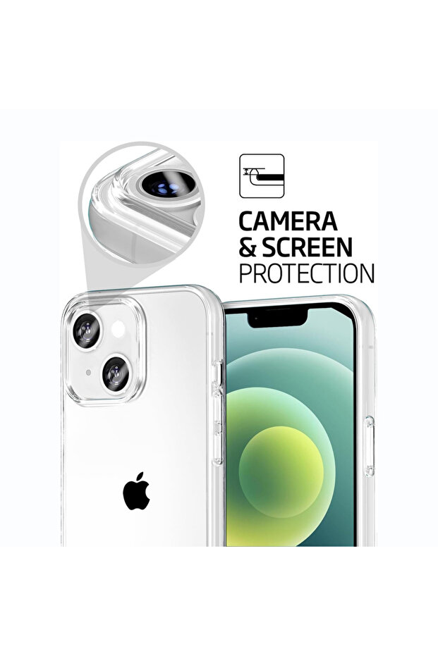 غطاء حماية شفاف لجهاز iPhone 13 | شفاف - 4